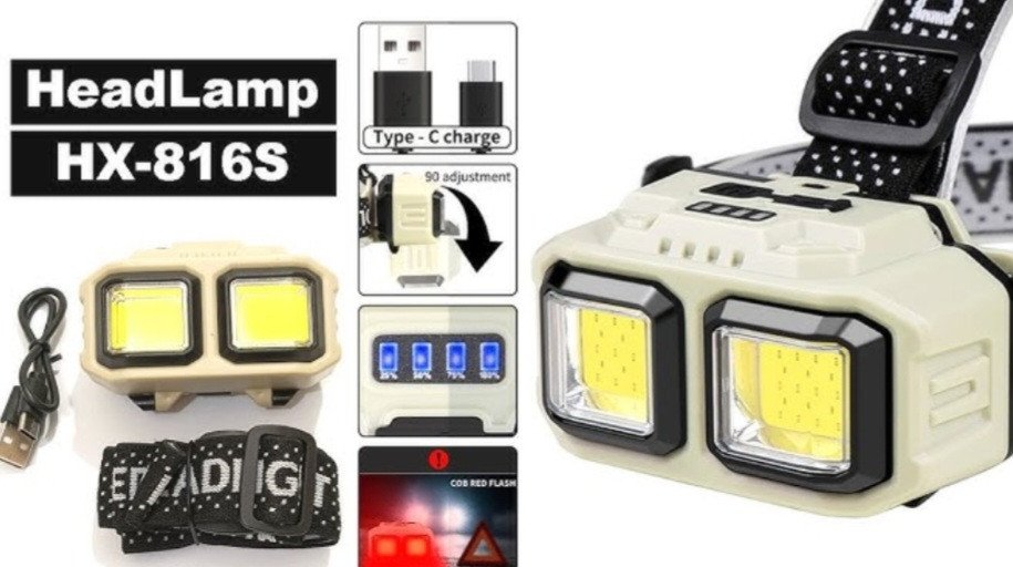 LANTERNA DE CABEÇA AJUSTAVEL REF: 6766