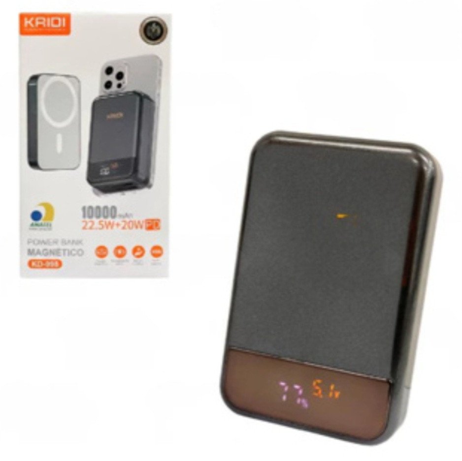 CARREGADOR PORTATIL MAGNÉTICO 10000 MAH REF: KD-998