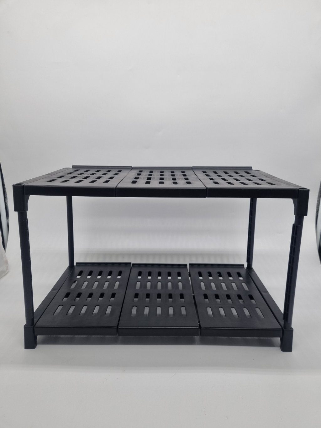 SUPORTE DE PLASTICO COM 2 ANDARES 44X28X26CM REF: 6824