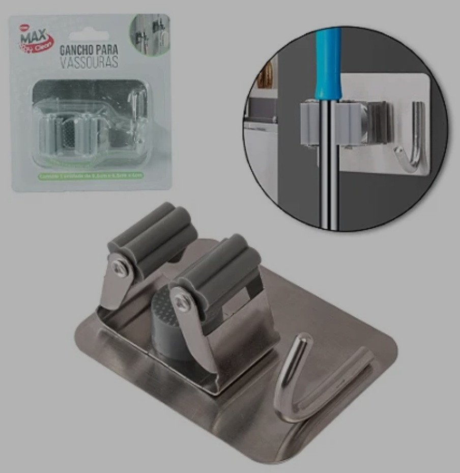 GABCHO PARA VASSOURAS AÇO INOX REF: CK7244