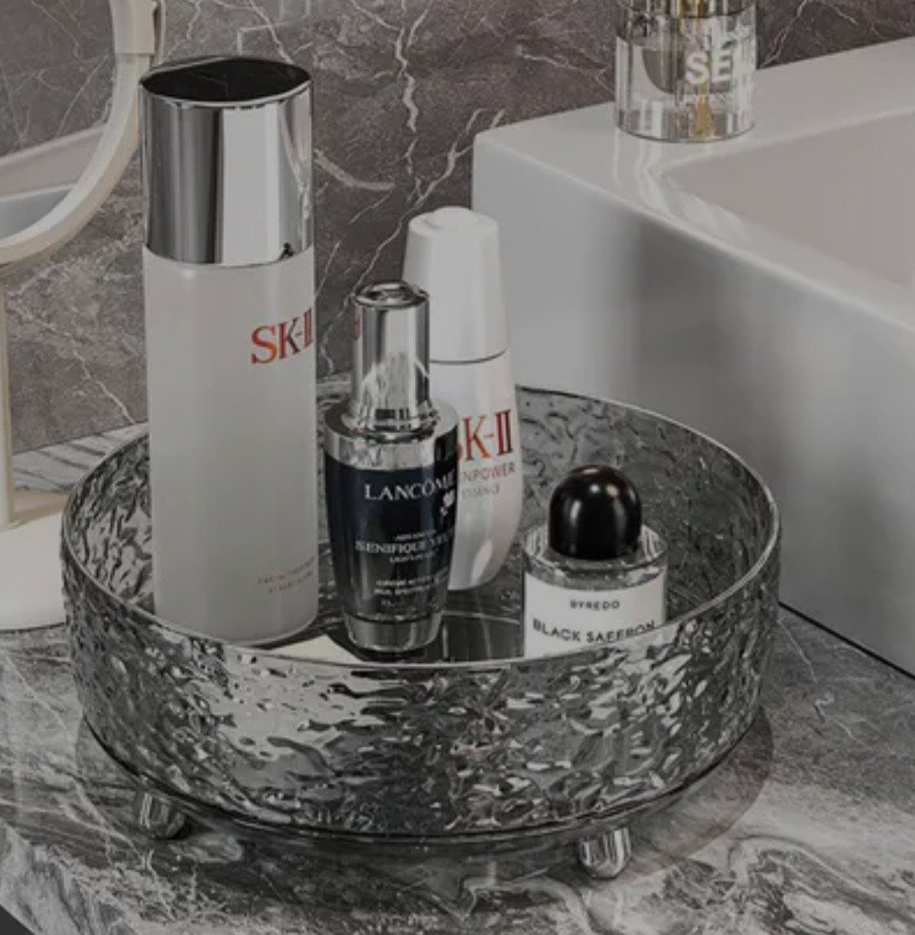 ORGANIZADOR MULTIUSO DE ACRÍLICO GIRATÓRIO REF: 23.2CMX8.6CM REF: 23.2CMX8.6CM