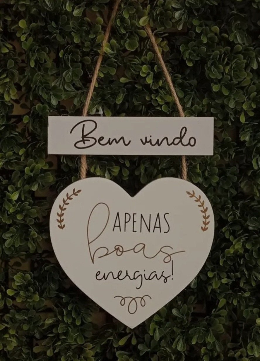 PLACA DECORATIVA DE MADEIRA REF:BF5232