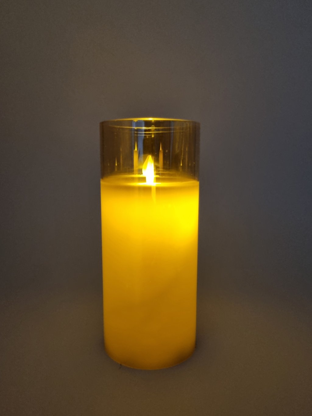 VELA DE LED DECORATIVA DE VIDRO REF: BF7610 