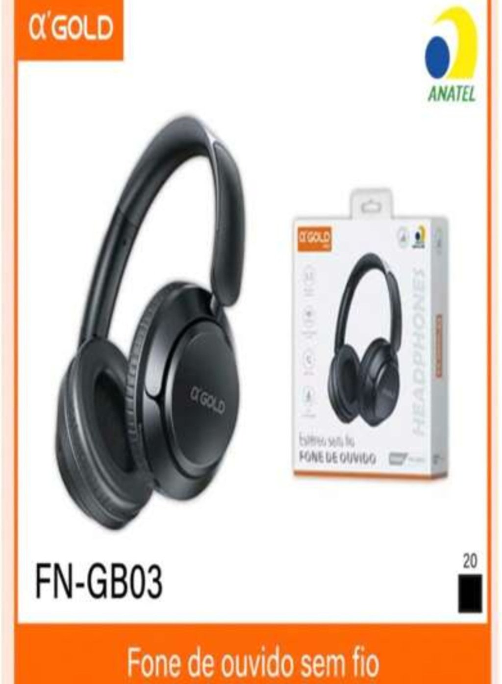 FONE DE OUVIDO BLUETOOTH DOBRAVEL REF: FB-GB03