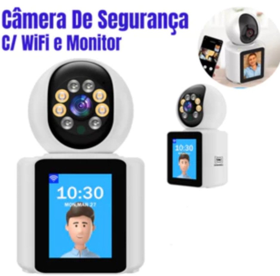 CAMERA DE SEGURANÇA HD SEM FIO WIRELLES REF: CM09