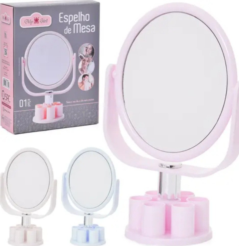 ESPELHO DE MESA 360⁰ OVAL REF: AFA01054