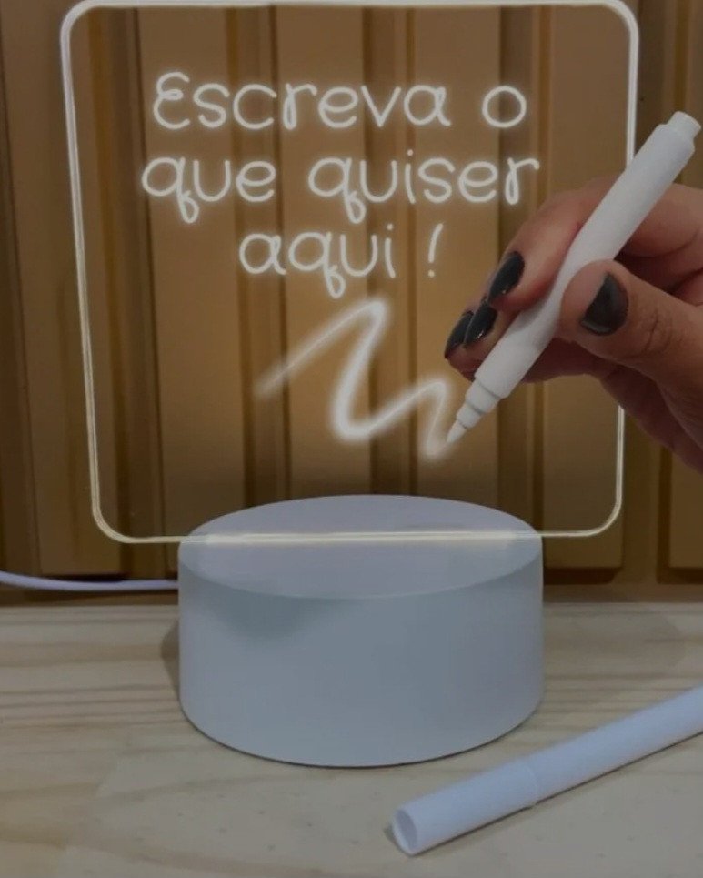 LOUSA LUMINARIA USB ACRILICO 12,3CM X 10 REF: CB3855