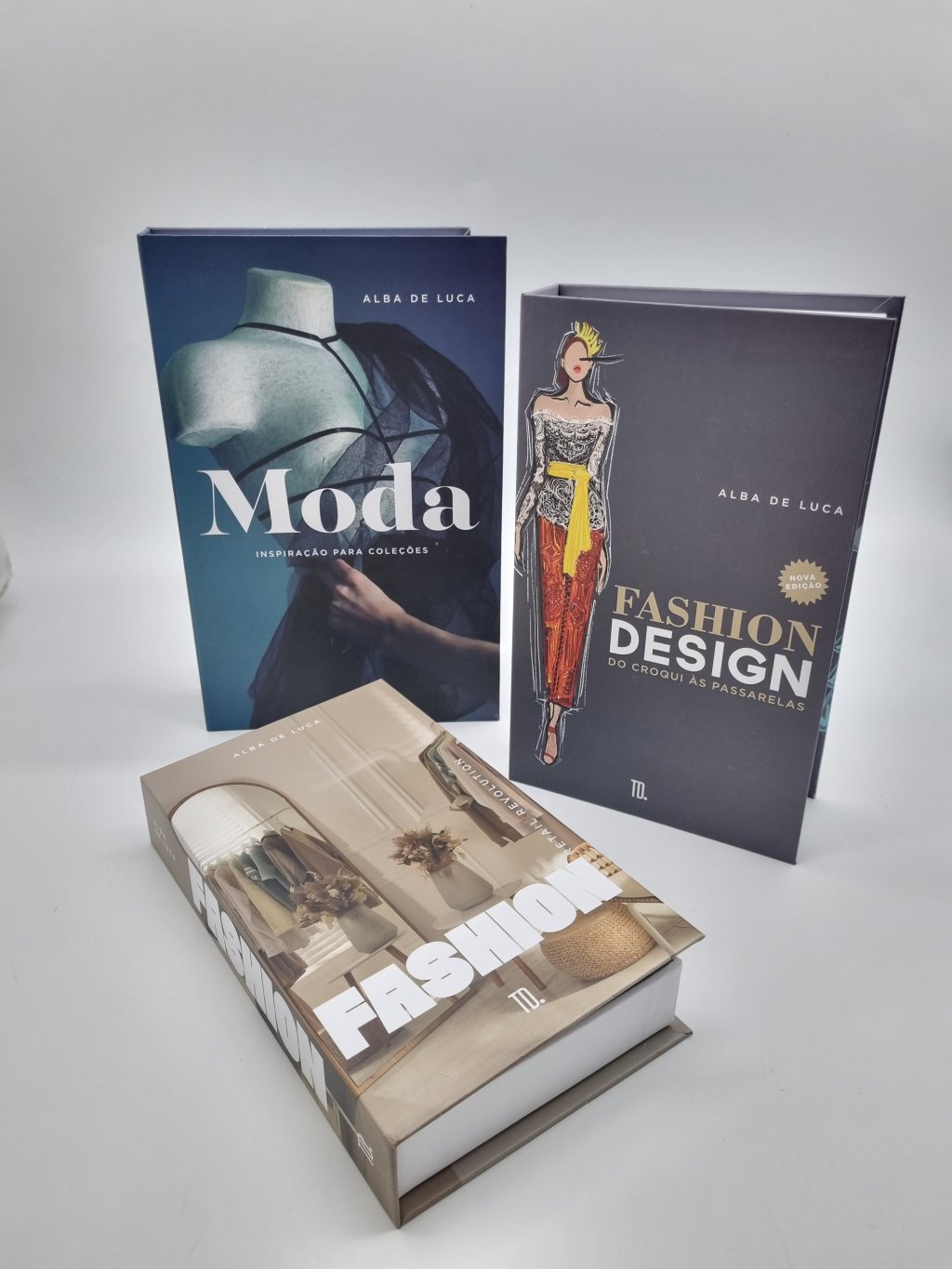 LIVRO CAIXA DECORATIVA 3 PCS REF: LV0019