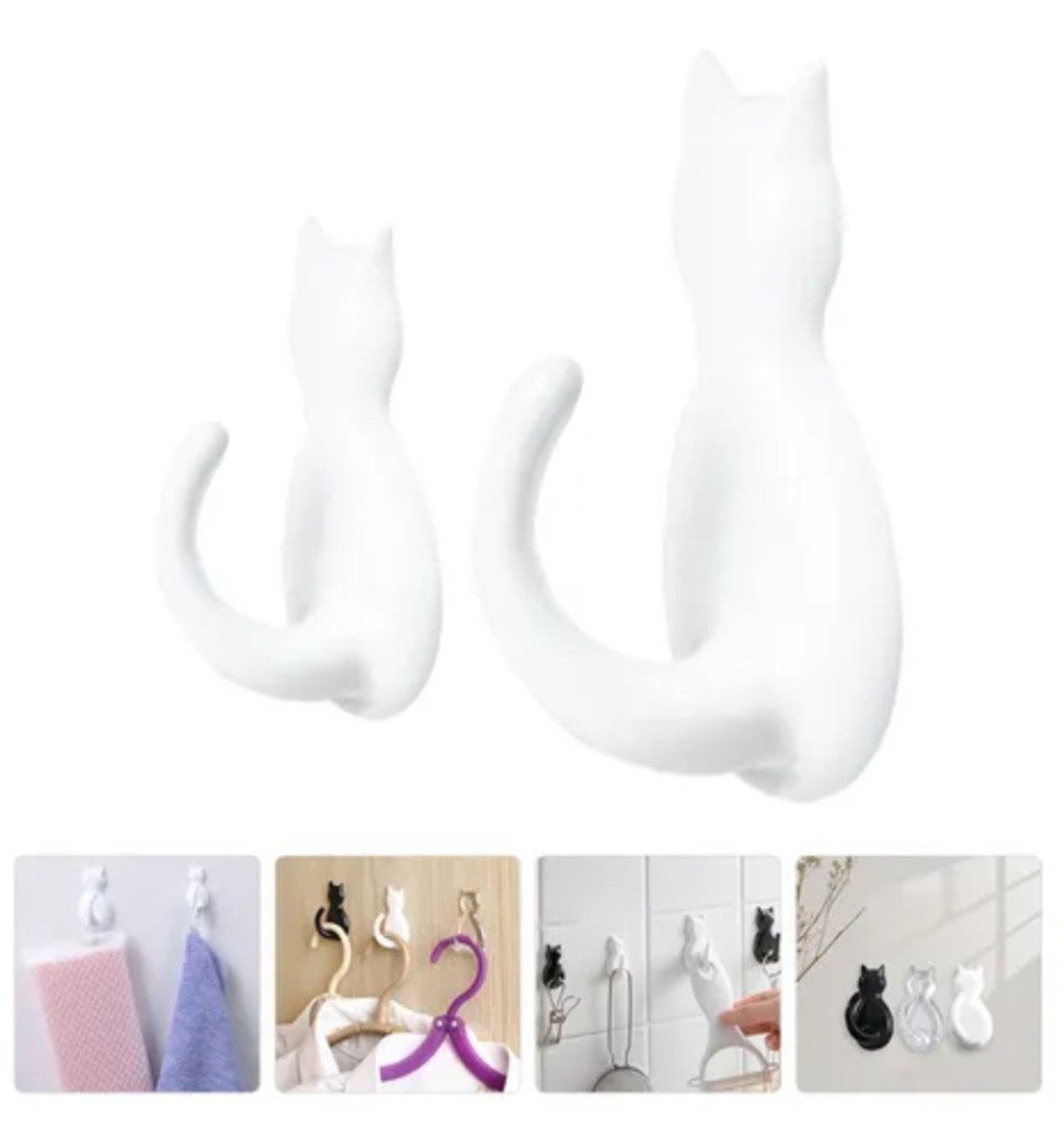 GANCHO DE PLASTICO ADESIVO 2 PCSEKG REF: 1084