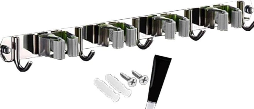 SUPORTE PARA VASSOURA/RODO 9 EM 1 REF: TRC1082