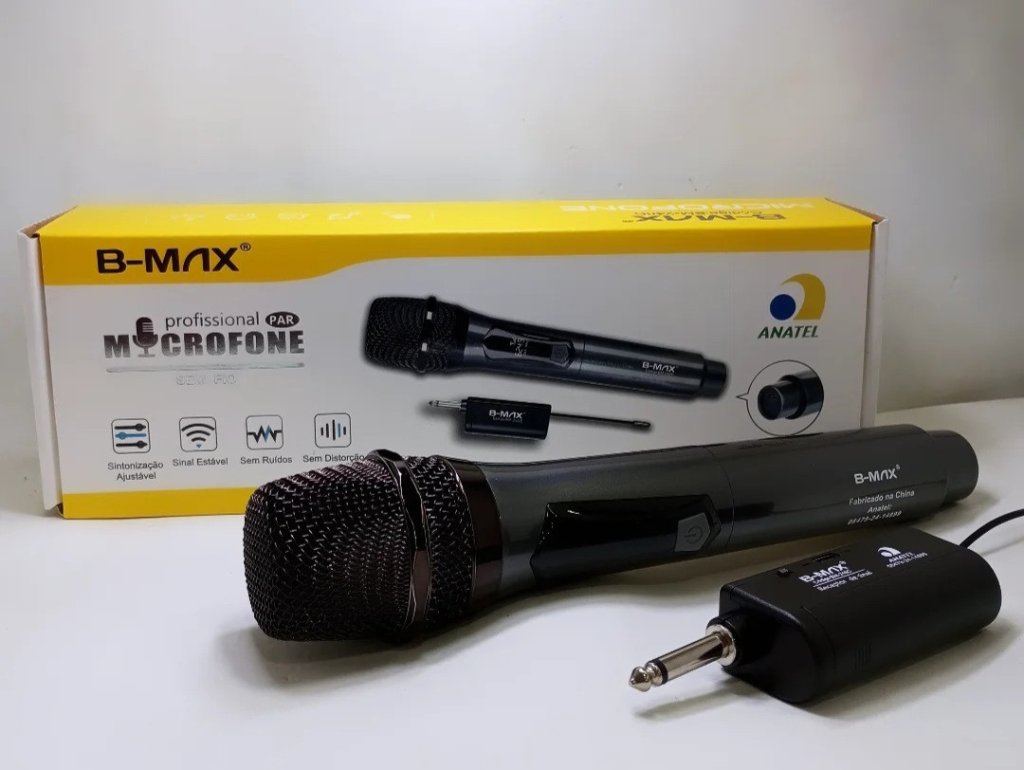 MICROFONE SEM FIO PROFISSIONAL REF: BM-248C
