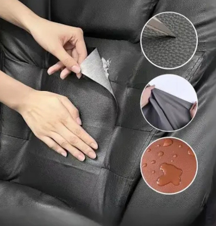 ADESIVO DE REPARO PARA COURO 50CM X 1,5M