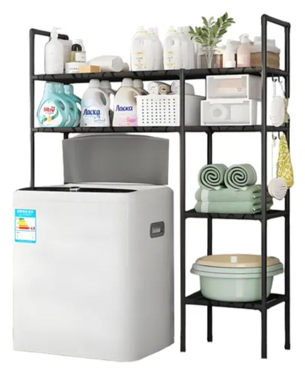 ESTANTE MULTIUSO P/ BANHEIRO 105X25X130CM REF: 7753