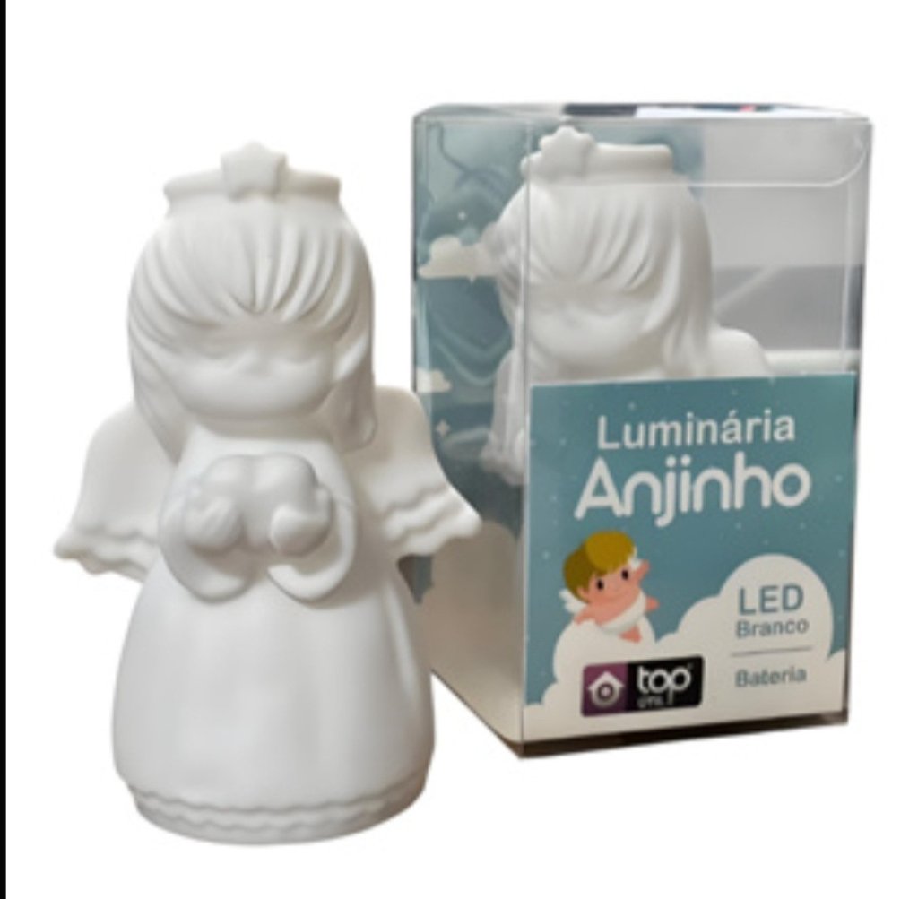 LUMINARIA ANJO LED BRANCO 13X5.2X8.4CM REF: 7745