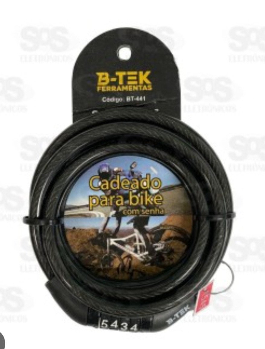 CADEADO PARA BIKE COM SENHA 12MM REF: 7758