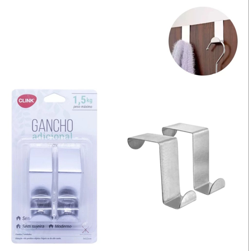 GANCHO ADICIONAL 2 PCS 1,5KG 6CM REF: CK3556