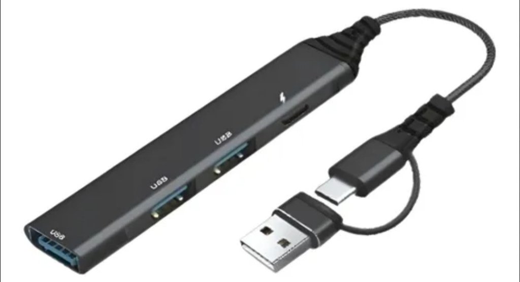 HUB USB 4 COM 3 PORTAS USB REF: 7813