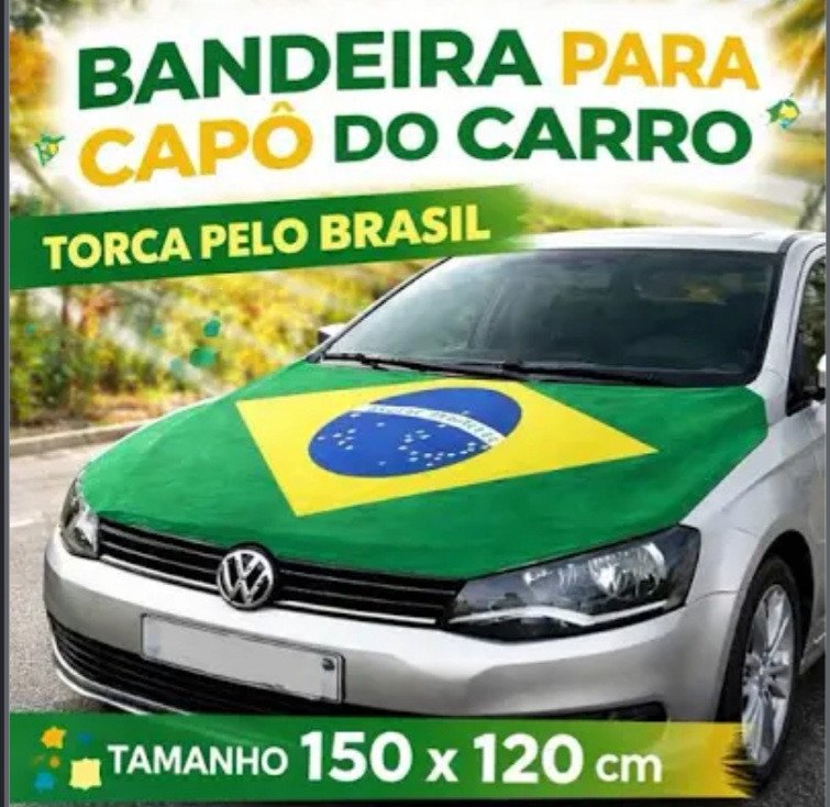 BANDEIRA DO BRASIL PARA CAPO DE CARRO REF: 7978