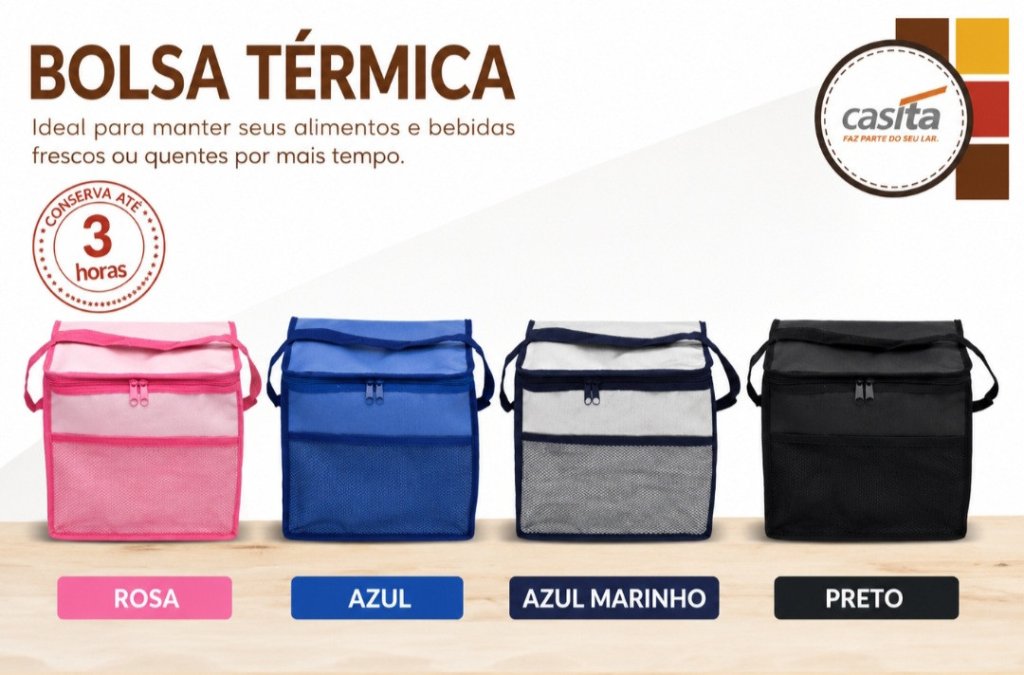 BOLSA TERMICA POLIESTER 13L REF: CA15075