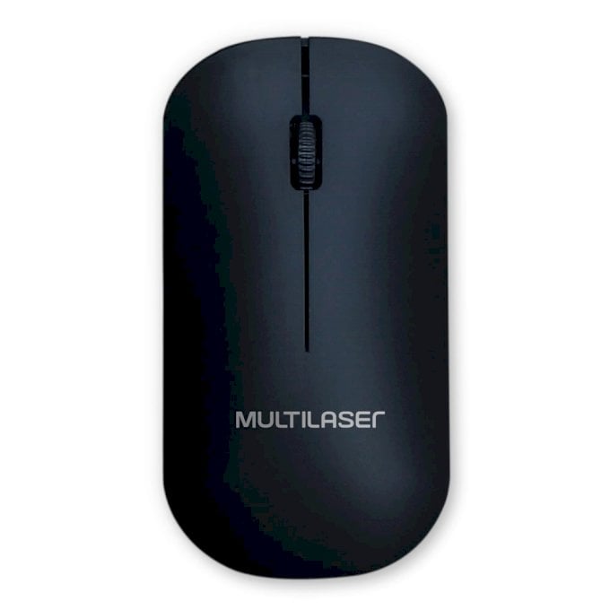 MOUSE SEM FIO 2.4 GHZ 1200 DPI PRETO USB MO307