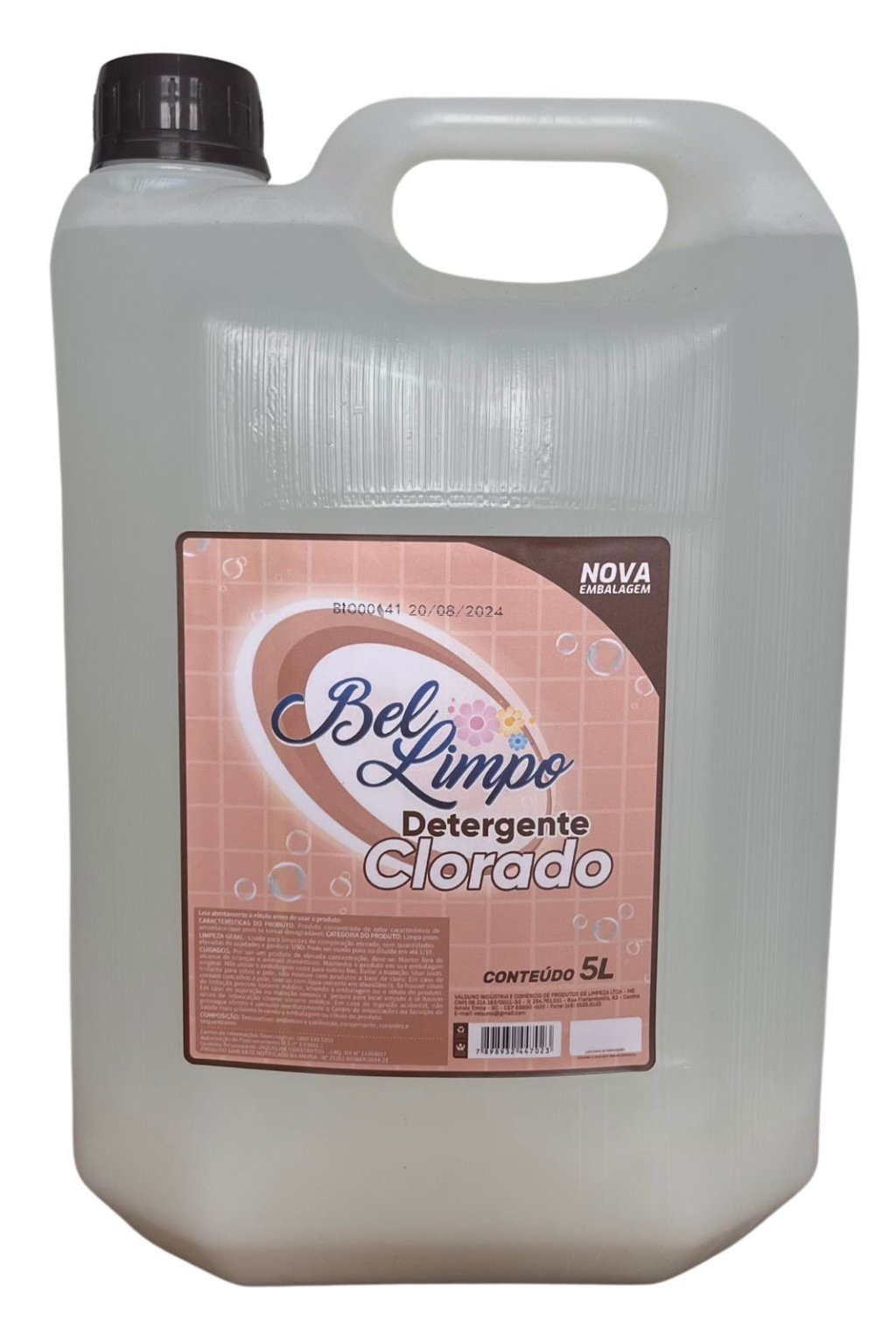 Detergente clorado Bel limpo 5 litros 