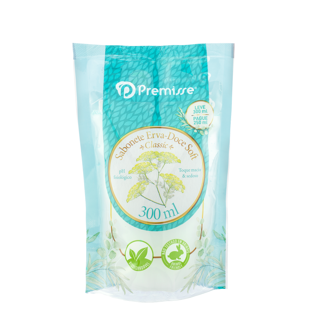 Sabonete Premisse Erva Doce Soft - 300ml Refil
