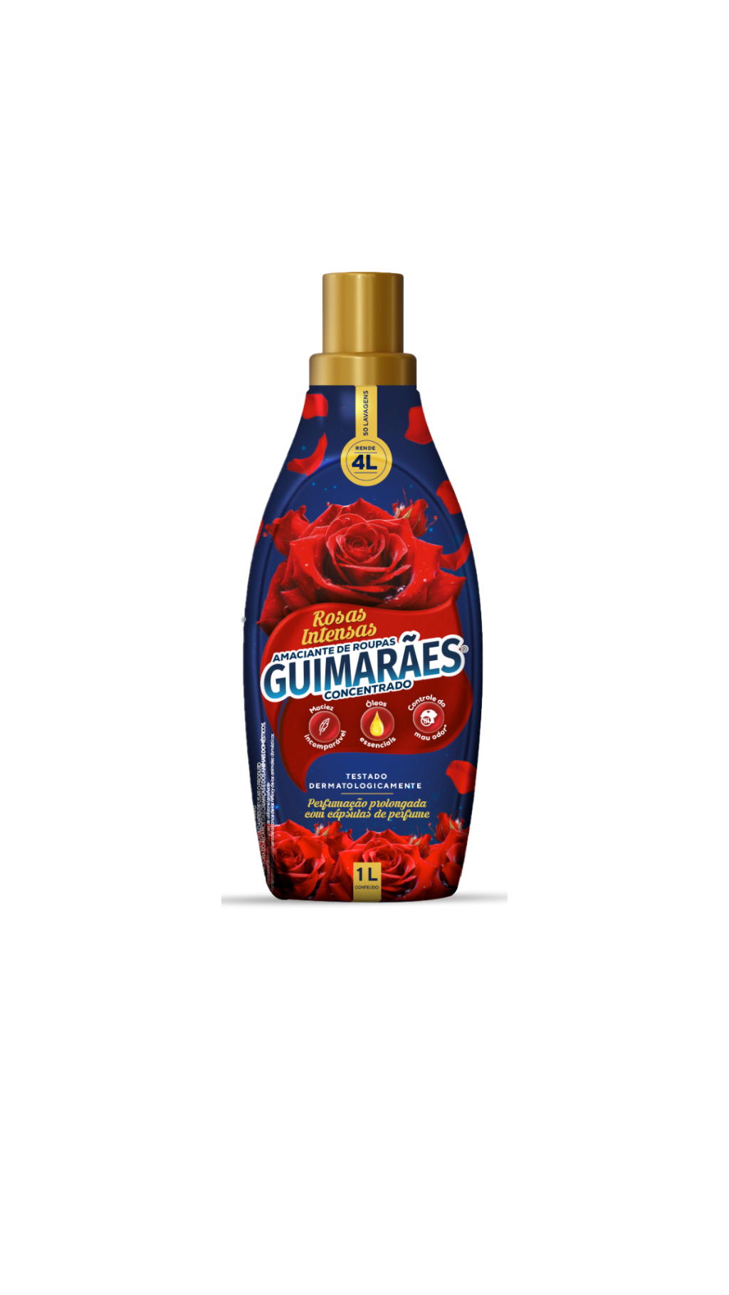 AMACIANTE DE ROUPAS CONCENTRADO GUIMARÃES - . ROSAS INTENSAS 1L (LANÇAMENTO)