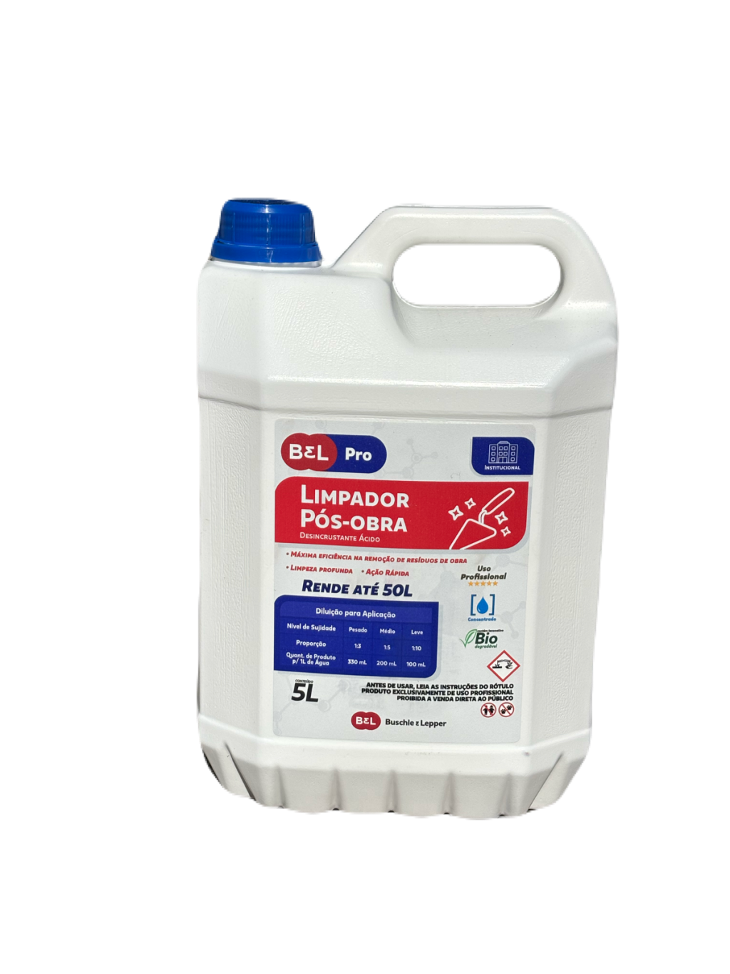 Limpador Pós Obra Belpro- 5L