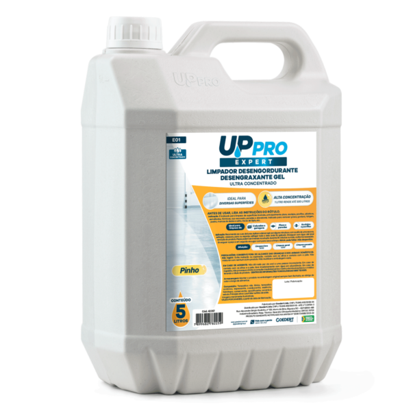 Limpador Desengordurante e Desengraxante Gel Ação Pinegrax 5L (ultra conc.) - UPPRO
