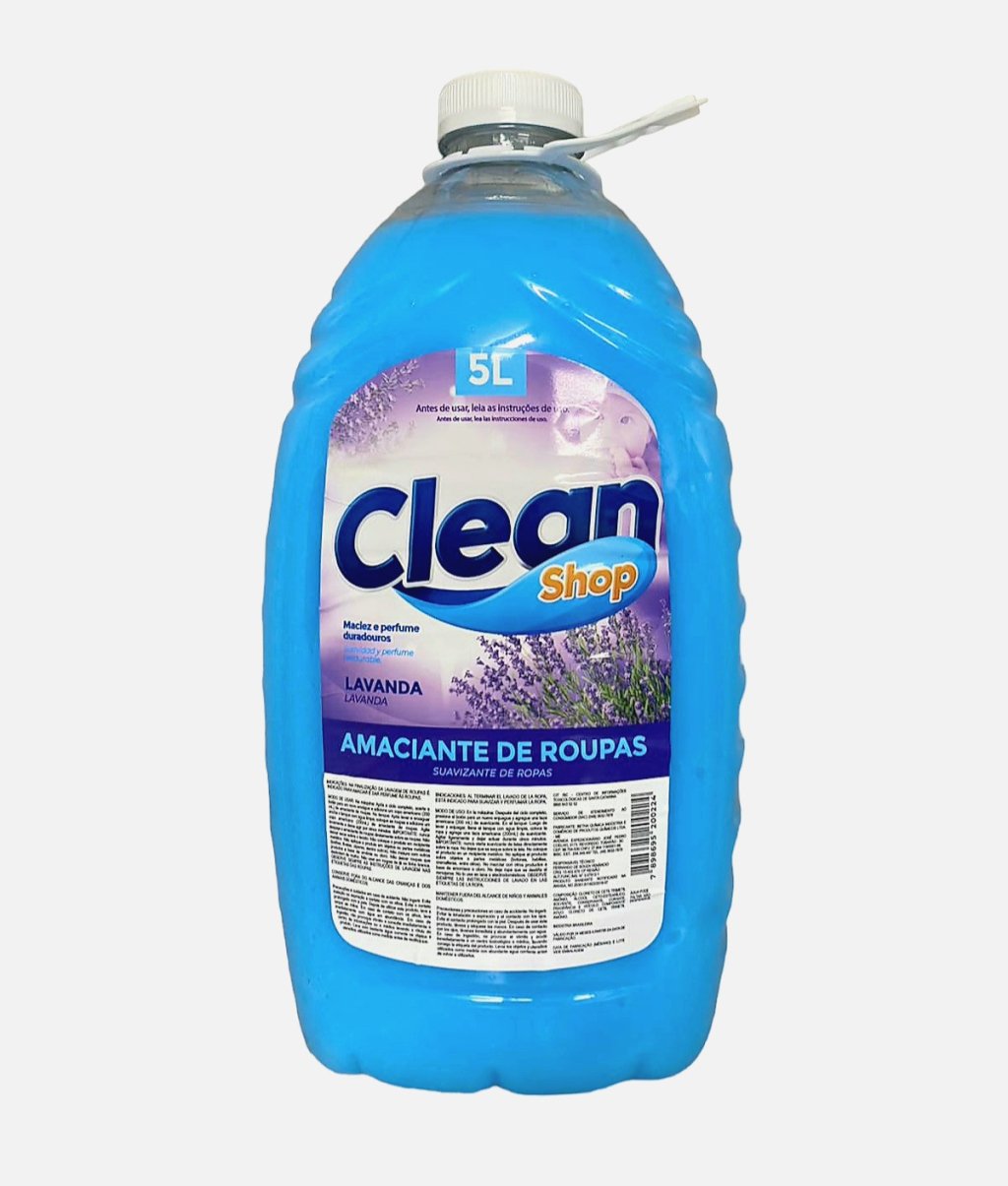 AMACIANTE DE ROUPAS LAVANDA 5L - CLEAN SHOP