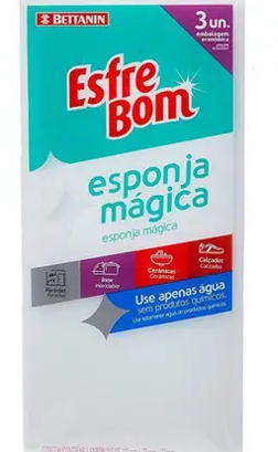  ESPONJA MÁGICA ESFREBOM C/3 UNI.