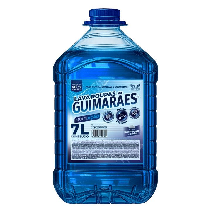 LAVA ROUPAS MULTIAÇÃO 7L (COM BICARBONATO) - GUIMARÃES