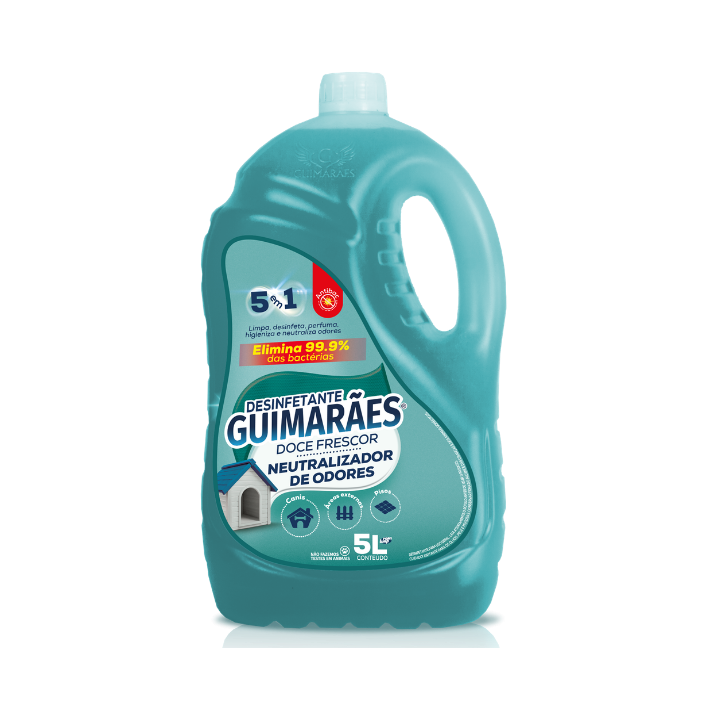 DESINFETANTE NEUTRALIZADOR DE ODORES 5L (PERFUMADO) - GUIMARÃES