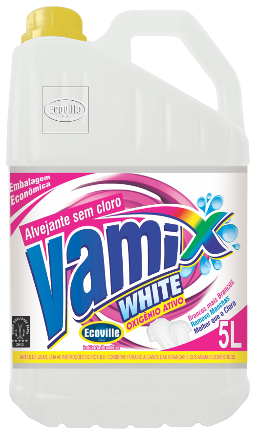 ALVEJANTE SEM CLORO VAMIX WHITE 5 LITROS
