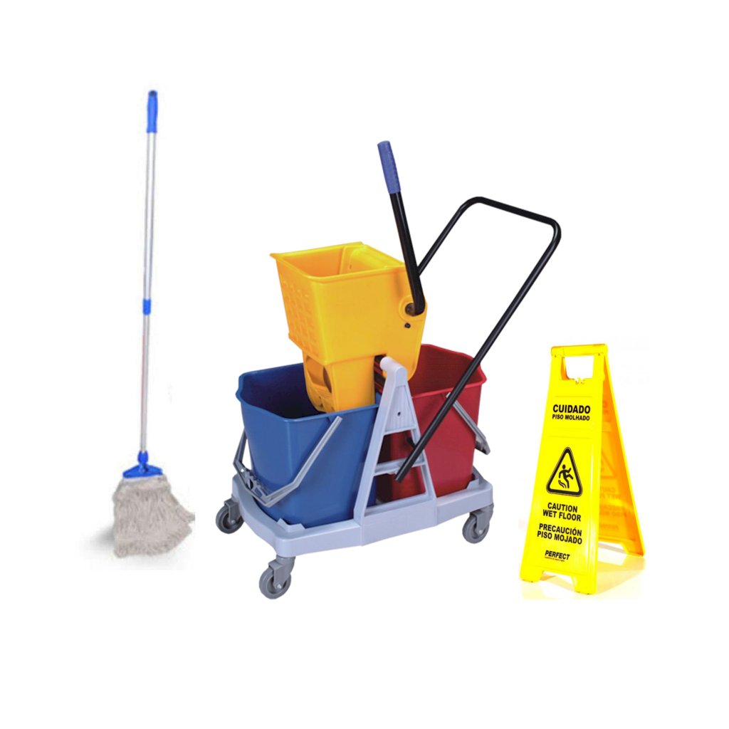 CARRINHO DE LIMPEZA COMPLETO