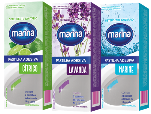 PASTILHA ADESIVA MARINA C/3 UNIDADES