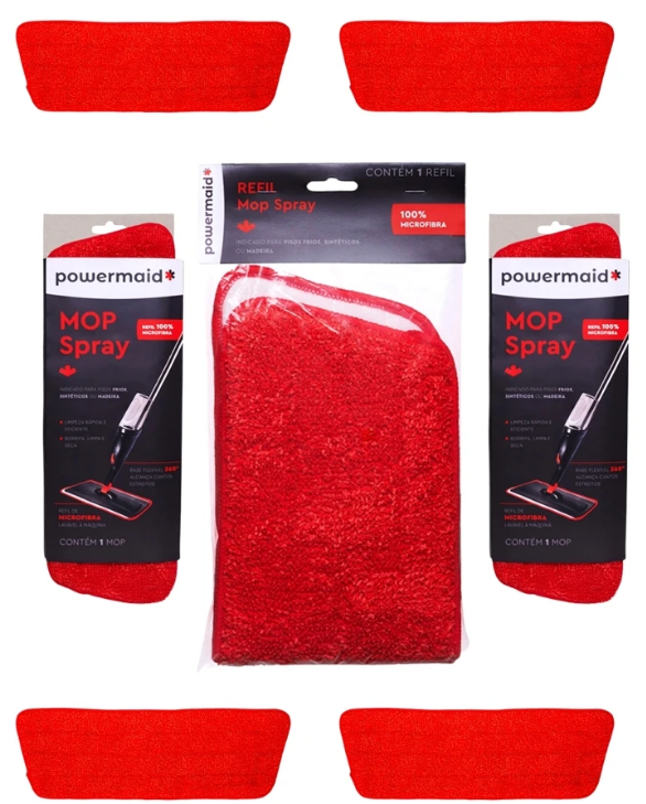 REFIL MOP SPRAY POWERMAID