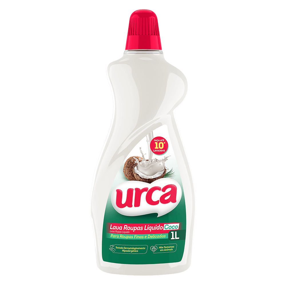 LAVA ROUPAS LIQUIDO DE COCO URCA 1L