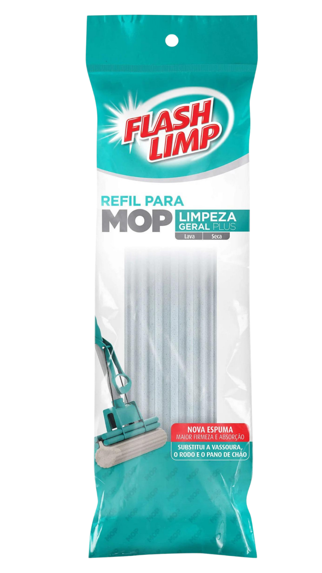 REFIL MOP LIMPEZA GERAL PLUS FLASH LIMP 
