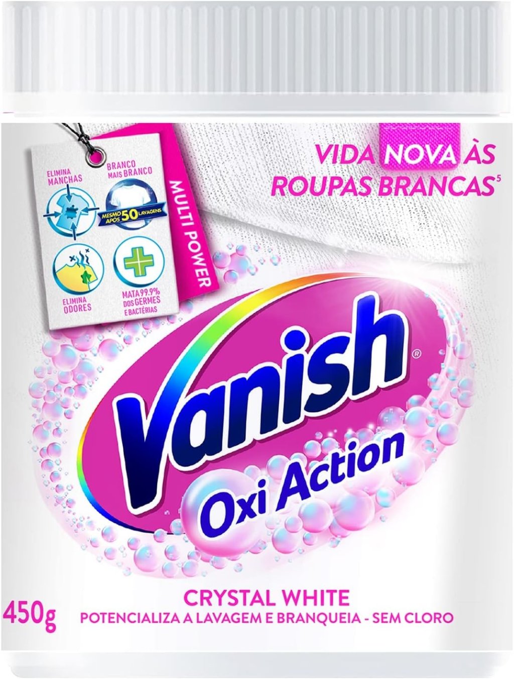 VANISH OXI ACTION MULTI POWER CRYSTAL WHITE