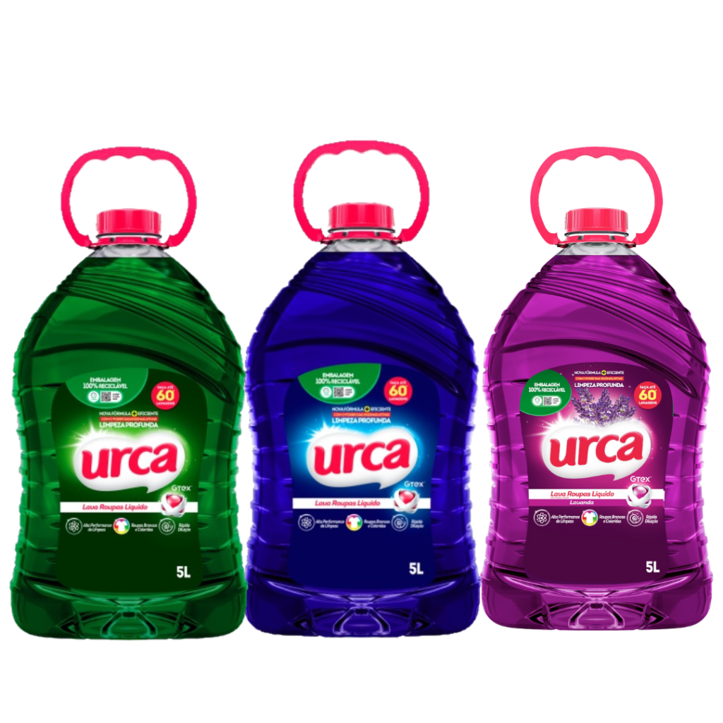 LAVA ROUPAS LÍQUIDO (SABÃO) URCA MAXX 5 LITROS