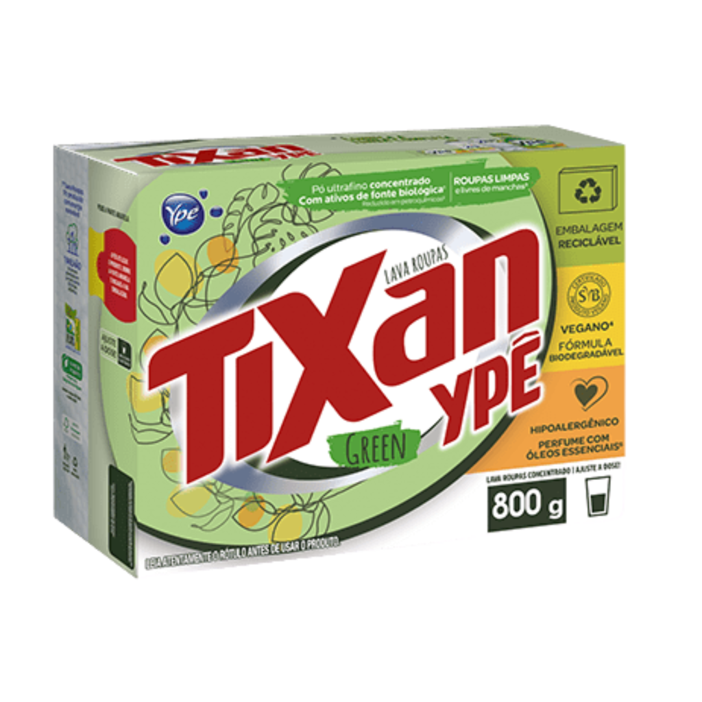 SABÃO EM PÓ TIXAN YPÊ GREEN 800G