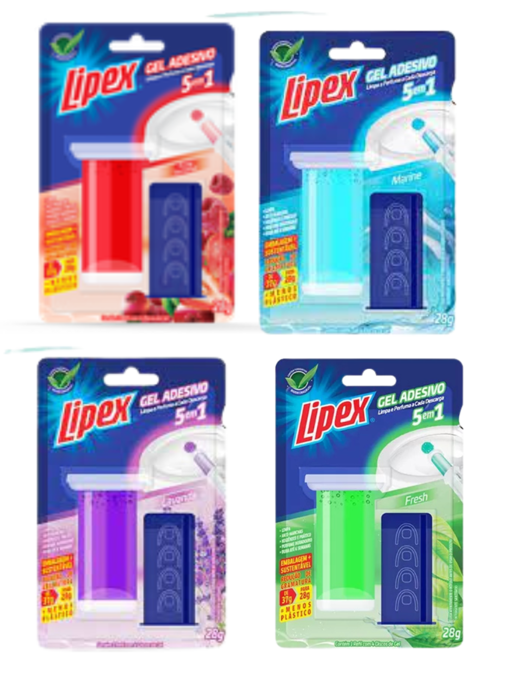 GEL ATIVO APLICADOR LIPEX+ REFIL C/ 4 APLICAÇÕES 28G