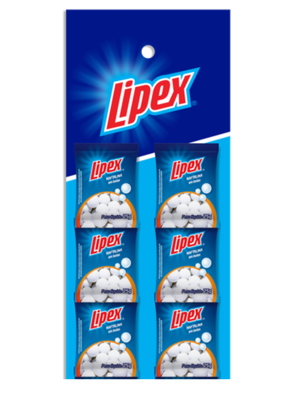 NAFTALINA LIPEX 25G (UND)