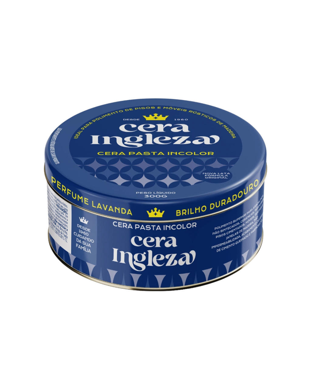 CERA INCOLOR EM PASTA INGLEZA 300G 
