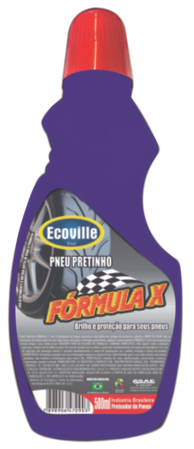PRETINHO P/ PNEUS FORMULA X 500ML