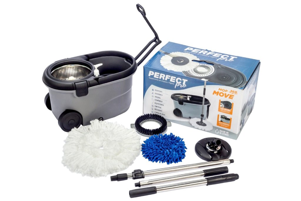 Mop Move Cabo 1,60m com 3 Refis - PERFECT