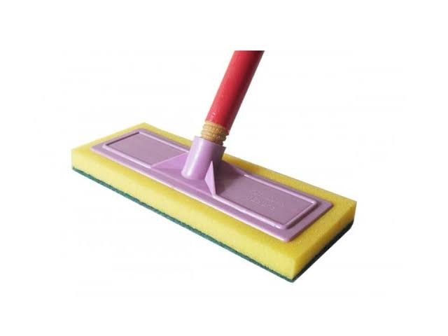 Rodo limpeza pesada s/cabo (base plastica/espuma abrasiva