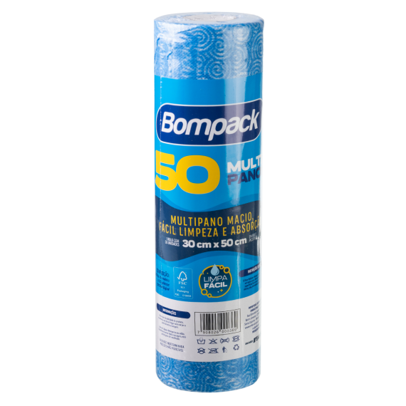 BOB BOMPACK MD 30X50 AZUL C/ 50 PANOS-