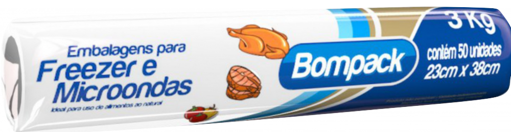EMBALAGEM PARA FREEZER BOMPACK 3K